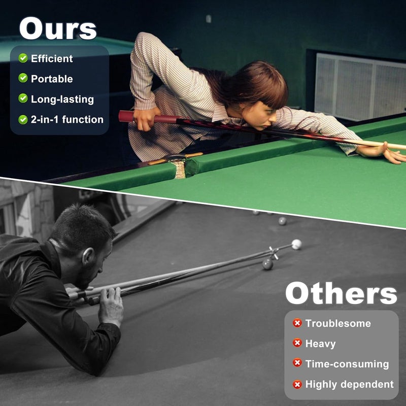 TRTYEF Pool Cue Extension, Billiards Accessories Cue Butt End Extension Extreme Extender Lengthener Equipment for 9 Balls Athlete Professional Enthusiast Lovers - Image 4